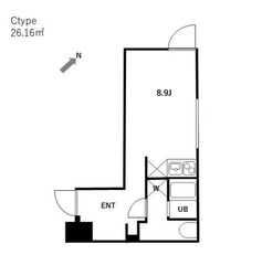 CREAL北品川の物件間取画像